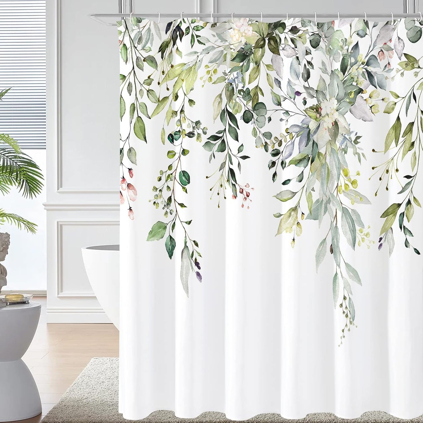 Leaf pattern shower curtain（72in*72in）